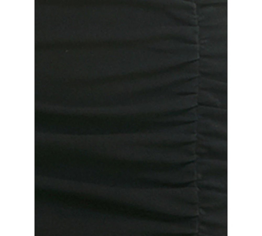 City Studios Juniors' Embellished-Hem Mini Dress