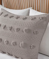 Intelligent Design Lucy Clip Jacquard 3-Piece Duvet Cover Set, Twin/Twin Xl