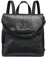 Karl Lagerfeld Paris Lavande Leather Backpack