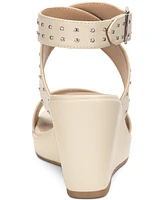 Sun + Stone Women's Emiee Studded Strappy Wedge Sandals, Created for Macy's