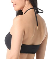 Vince Camuto Women's Halter Bandeau Bikini Top