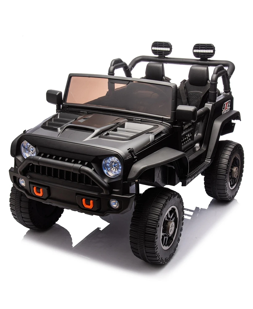 Streamdale Furniture 24V Kids Ride-On Truck with Parental Control, Four-Wheel Suspension, Music, MP3