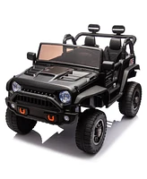 Streamdale Furniture 24V Kids Ride-On Truck with Parental Control, Four-Wheel Suspension, Music, MP3