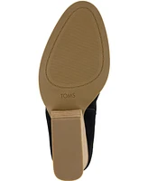 Toms Women's Noa Suede Pull On Wedge Bootie