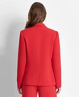 Dkny Women's Double-Breasted Long-Sleeve Blazer