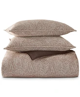 Hotel Collection Woodgrain 3-Pc. Duvet Cover Set, Full/Queen, Exclusively at Macy's