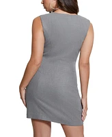 Guess Women's Doris Rhinestone-Button Sheath Dress