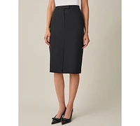 Kasper Women's Zip-Front Pencil Skirt