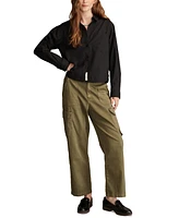 Lucky Brand Women's Cropped Shirt