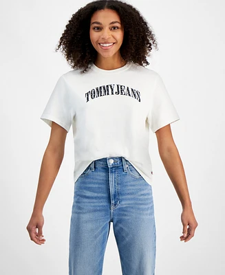 Tommy Jeans Women's Cotton Stardust Varsity T-Shirt