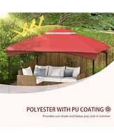 10' x 12' Gazebo Canopy Replacement (Top Only)