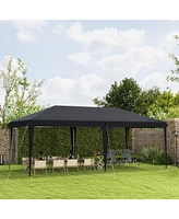 Pop-Up Canopy: 10x20, Heavy Duty, Outdoor Shelter w/ Carry Bag