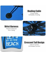 Vebreda Super Lightweight Bodyboard Surfing with Leash Eps Core Boarding-l
