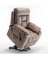 Simplie Fun Electric Oversized Lounge Chair with Hidden Cup Holder