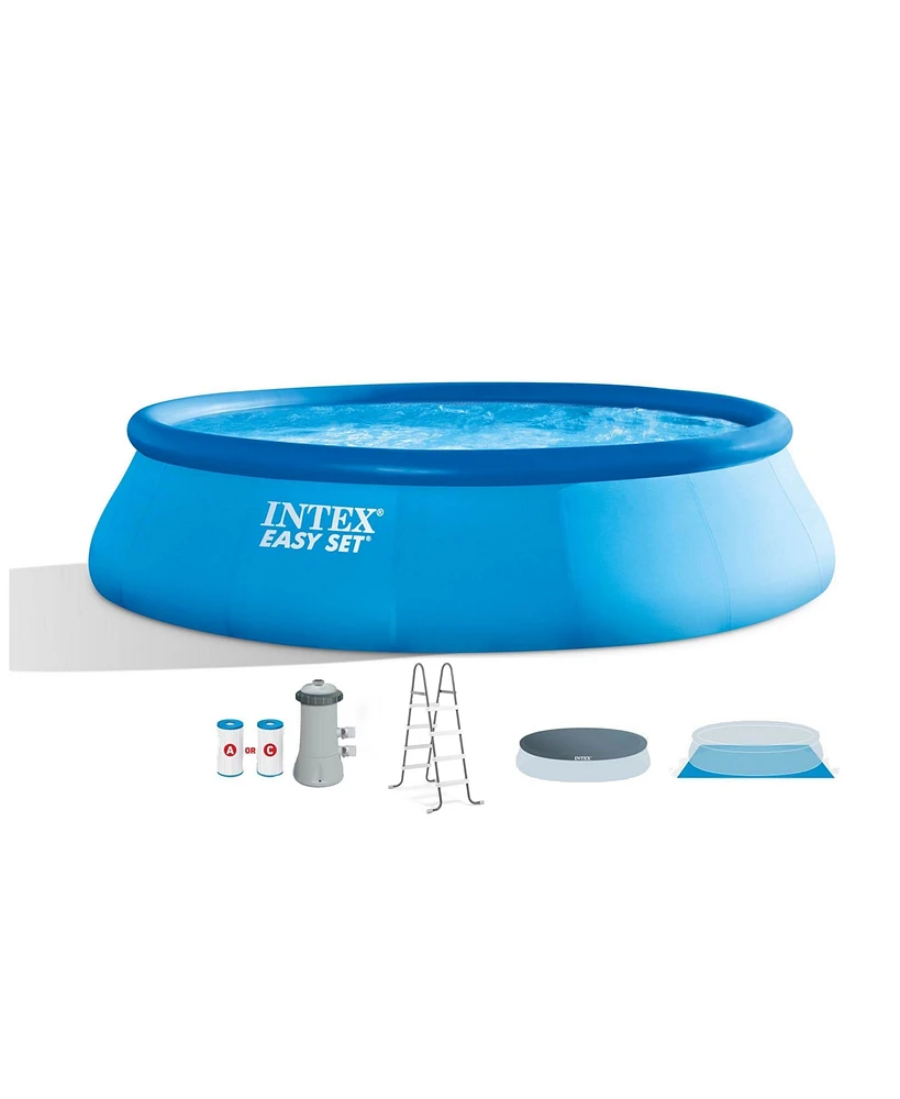 Intex 26165EH 15ft x 42in Easy Set Inflatable Above Ground Swimming Pool w/ Pump