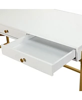 Hulala Home Saliva Desk with Three drawers