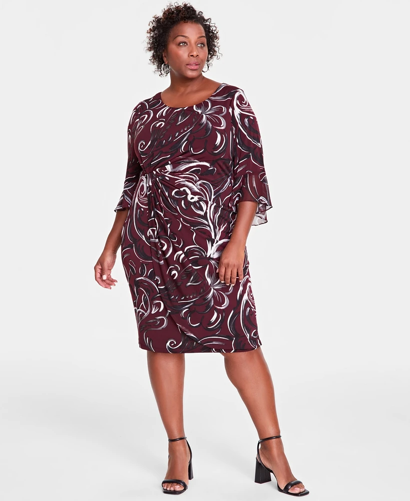 Connected Plus Side-Tab Dress