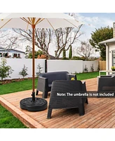 Skonyon 22 Inch Fillable Heavy-Duty Round Patio Umbrella Base Stand