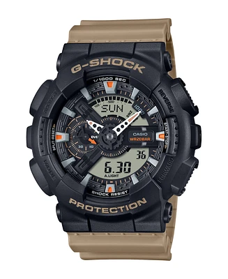 G-Shock Men's Japanese Quartz Black Resin Watch, 51.2mm, GA110TU-1A5