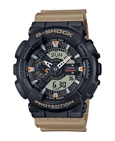 G-Shock Men's Japanese Quartz Black Resin Watch, 51.2mm, GA110TU-1A5