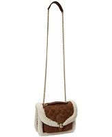 Lauren Ralph Lauren Suede Small Bradley Convertible Bag