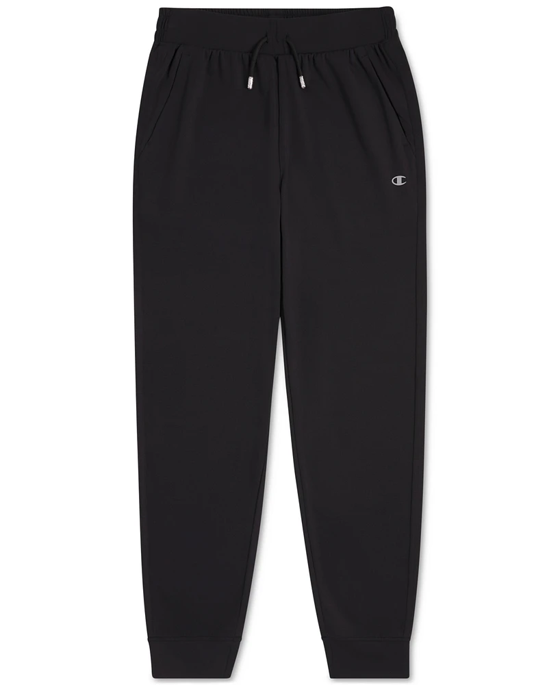 Champion Big Girls Logo Classic Stretch Joggers