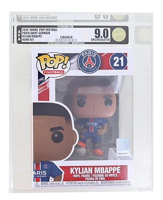 Psg Funko Pop Football Vinyl Figure | Kylian MbappA Graded Afa 9.0