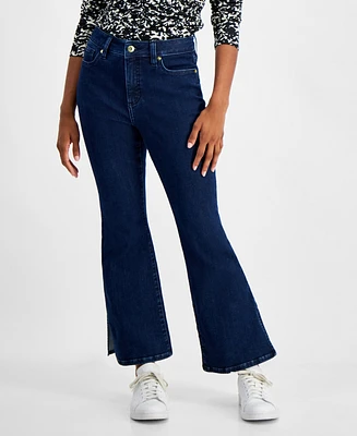 I.n.c. International Concepts Petite High-Rise Flare Jeans, Created for Macy's