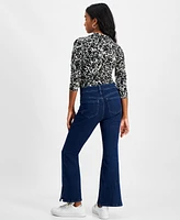 I.n.c. International Concepts Petite High-Rise Flare Jeans, Created for Macy's