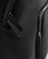 Mango Men's Leather-Effect Backpack