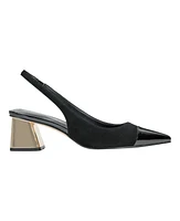 Marc Fisher Women's Laglie Pointy Toe Dress Slingback Pumps