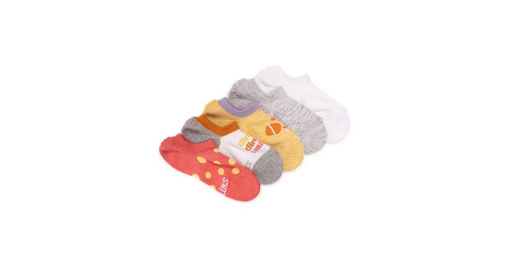 Muk Luks Women's Set of 5 Pickleball No Show Socks