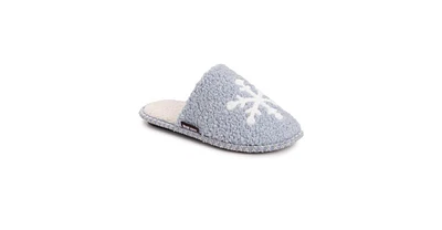 Muk Luks Women's Novelty Snowflake Scuff Slipper