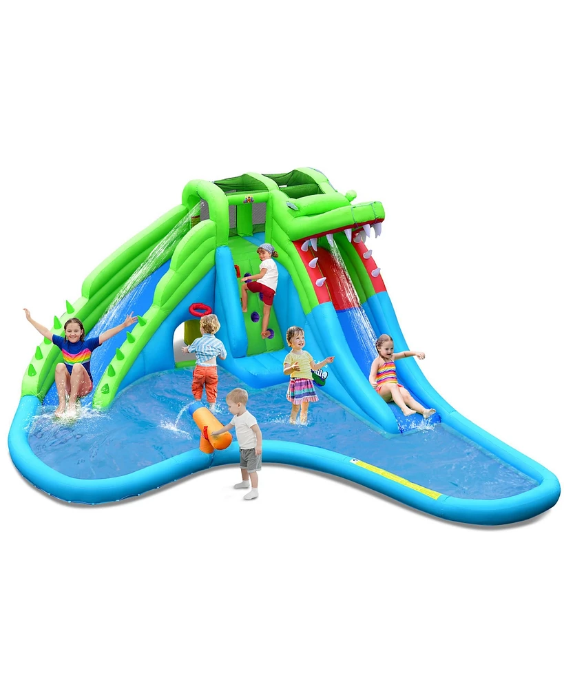 Costway Inflatable Water Slide Upgraded Kids Bounce Castle Blower Excluded