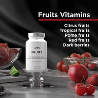 Amen Fruits, Daily Fruits Vitamins Supplements, Raw Whole Fruits Multivitamin Capsules, Berries Blend, Antioxidant Polyphenols Red Superfood & Flavono