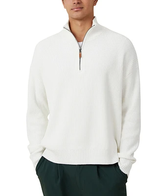 Cotton On Men's Jordan Quarter Zip Sweater