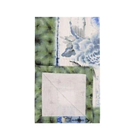 Designers Guild Kyoto Flower Indigo Linen Throw