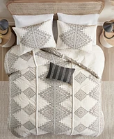 Madison Park Ibiza 4-Pc. Duvet Cover Set, Full/Queen
