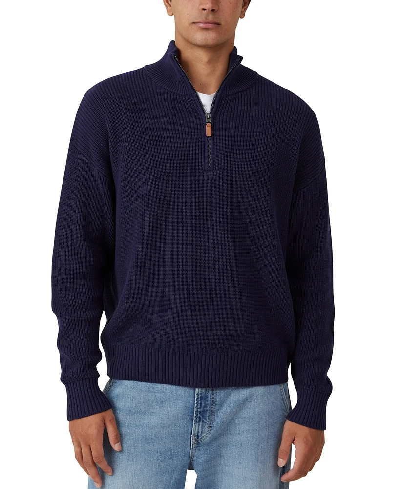 Cotton On Men's Jordan Quarter Zip Sweater