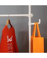 Streamdale Furniture Double Garment Rack: Adjustable, Heavy Duty Clothes Hanging System