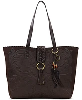 Patricia Nash Wyatt Extra-Large Leather Tote