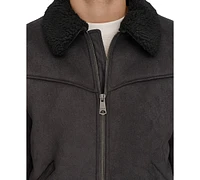 Levi's Men's Faux-Shearling Full-Zip Bomber Jacket