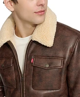 Levi's Men's Faux-Shearling Full-Zip Trucker Jacket