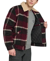 Levi's Men's Plaid Full-Zip Depot Jacket with Fleece Collar