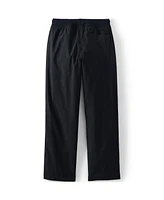Lands' End Boys Husky Iron Knee Stretch Jersey Lined Pull On Pants