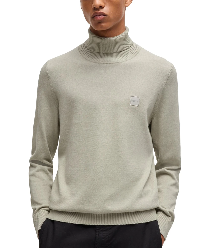 Boss by Hugo Men's Rollneck Regular-Fit Sweater