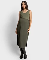 Seraphine Women's Knit to Woven Dress