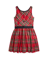 Polo Ralph Lauren Big Girls Plaid Twill Dress