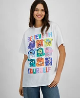 Love Tribe Juniors' Inside Out Graphic Short-Sleeve T-Shirt