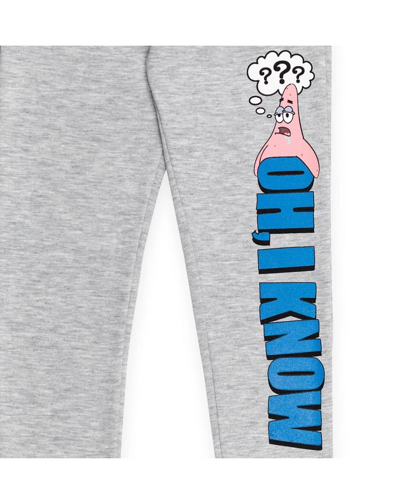 SpongeBob SquarePants Boys Patrick Star Fleece 2 Pack Pants